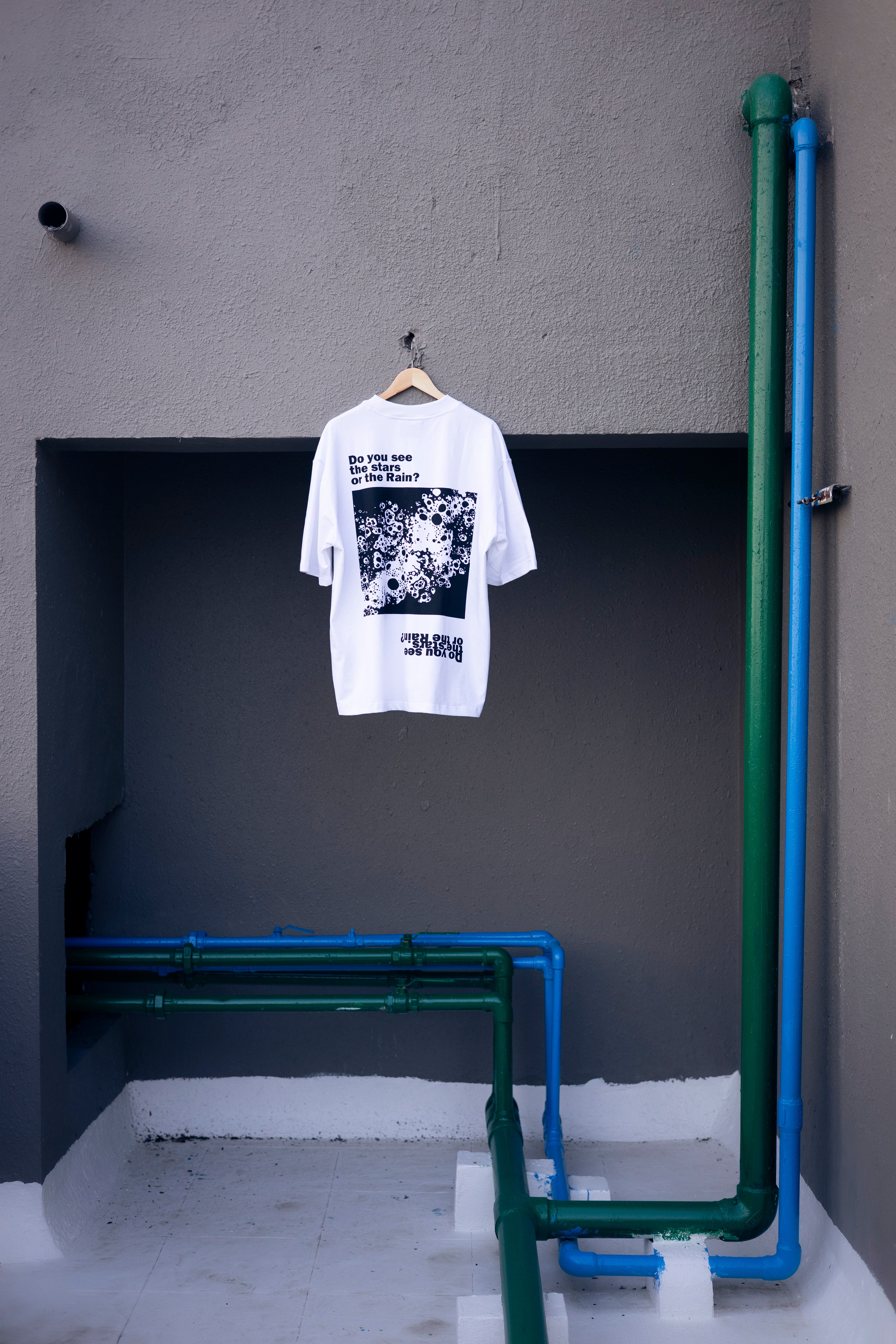 Perception Tee - white/black