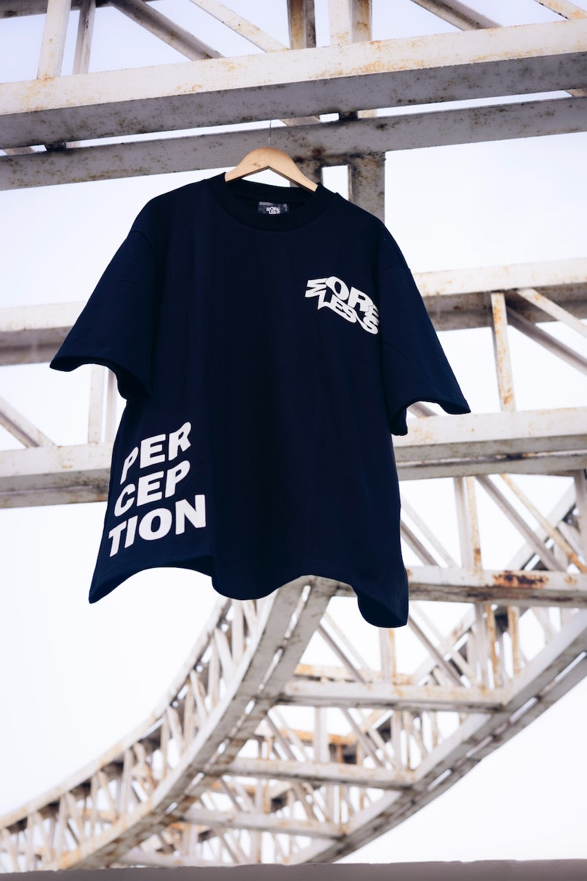 Perception Tee - white/black