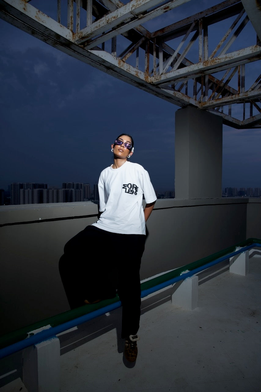 Perception Tee - white/black