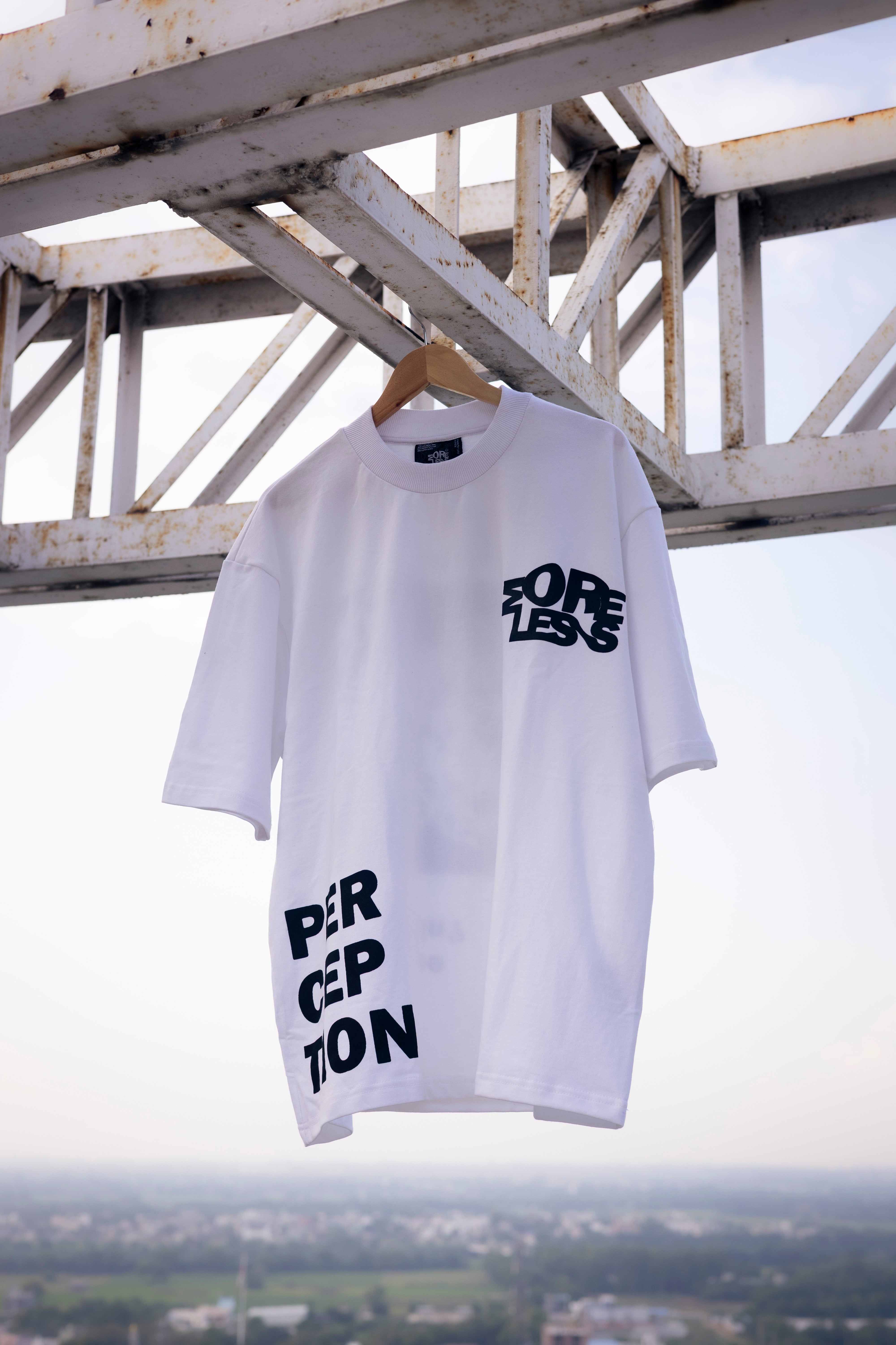 Perception Tee - white/black